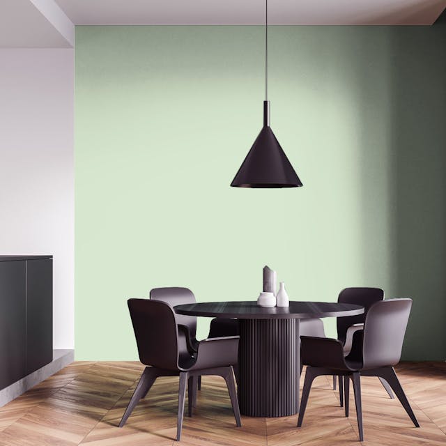 Mint Green Paint Color #D6E3CE - vernice-wall-paint-interiors-mint-green-4