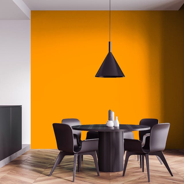 Orange Chic Pittura #FCA119 - vernice-wall-paint-interiors-orange-chic-4