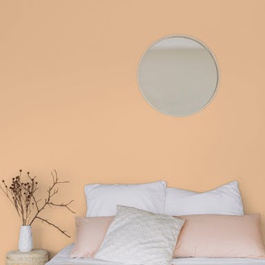 Pale Gold Paint Color #EECCA9 - vernice-wall-paint-interiors-pale-gold-1