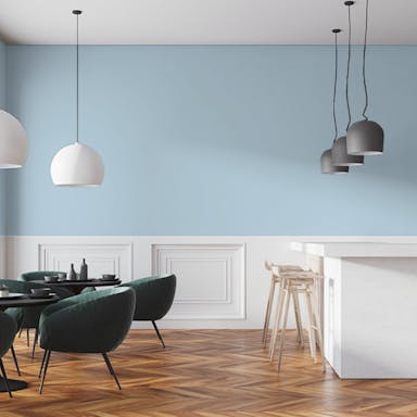 Azzurro Pallido Pittura #C5D6E2 - vernice-wall-paint-interiors-pale-light-purple-7