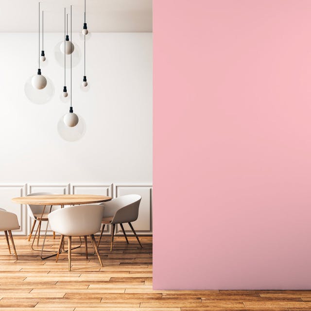 Pale Pink Paint Color #F7C3C8 - vernice-wall-paint-interiors-pale-pink-2