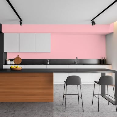 Pale Pink Paint Color #F7C3C8 - vernice-wall-paint-interiors-pale-pink-3