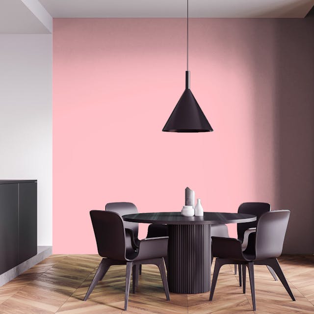 Pale Pink Paint Color #F7C3C8 - vernice-wall-paint-interiors-pale-pink-4