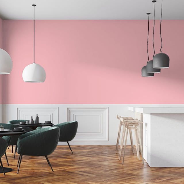 Pale Pink Paint Color #F7C3C8 - vernice-wall-paint-interiors-pale-pink-7