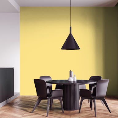 Pale Yellow Paint Color #FAE595 - vernice-wall-paint-interiors-pale-yellow-4