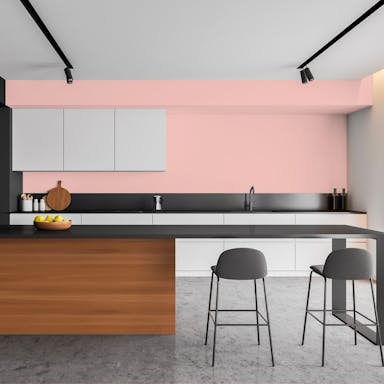 Rosa Pastello Pittura #F1CAC2 - vernice-wall-paint-interiors-pastel-pink-3