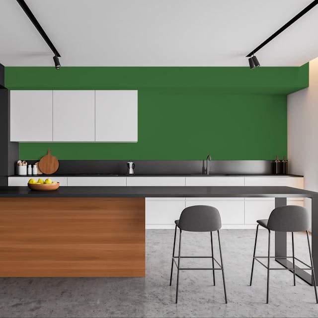 Verde Pino Pittura #44673E - vernice-wall-paint-interiors-pine-green-3