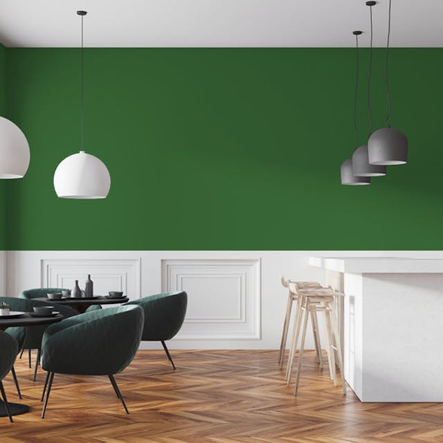 Verde Pino Pittura #44673E - vernice-wall-paint-interiors-pine-green-7