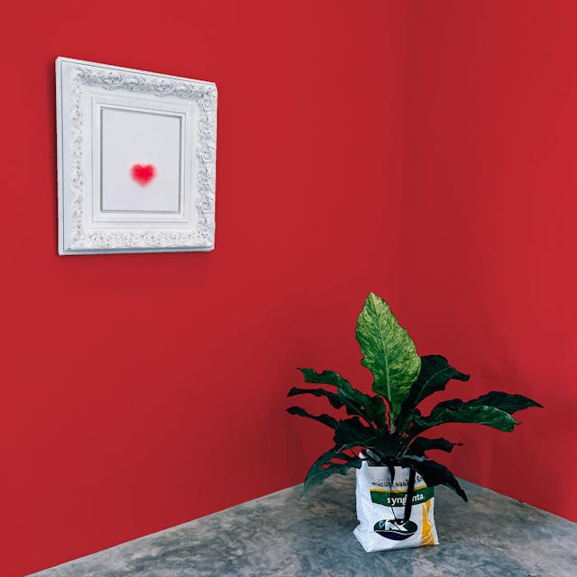 Rosso Pittura #CC3F3F - vernice-wall-paint-interiors-red-10