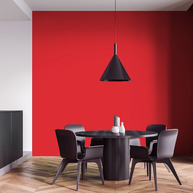 Rosso Pittura #CC3F3F - vernice-wall-paint-interiors-red-4