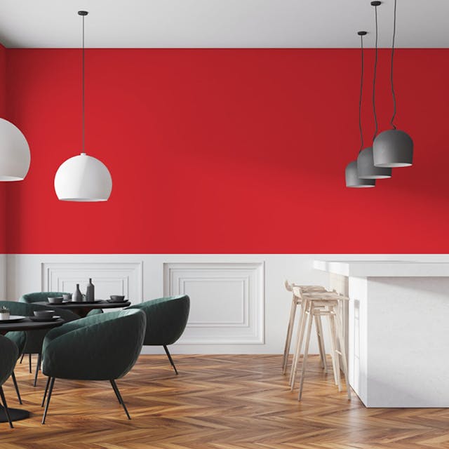 Rosso Pittura #CC3F3F - vernice-wall-paint-interiors-red-7