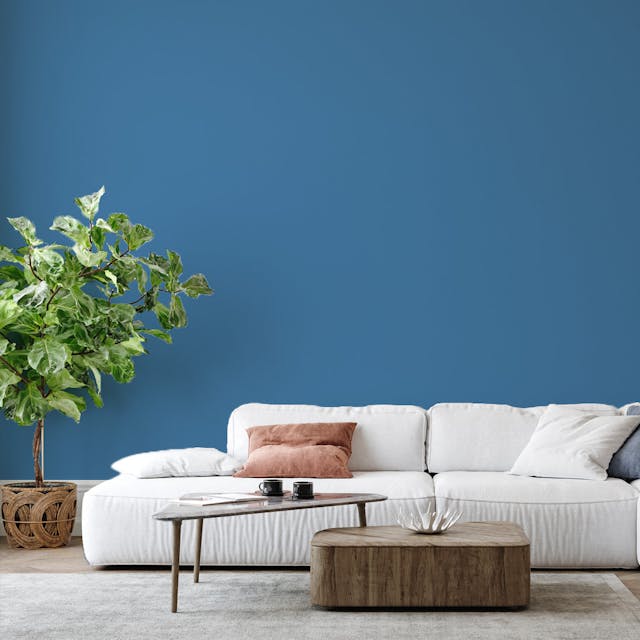 Savoy Blue Paint Color #51769D - vernice-wall-paint-interiors-savoy-blue-6