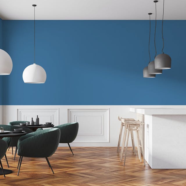 Savoy Blue Paint Color #51769D - vernice-wall-paint-interiors-savoy-blue-7