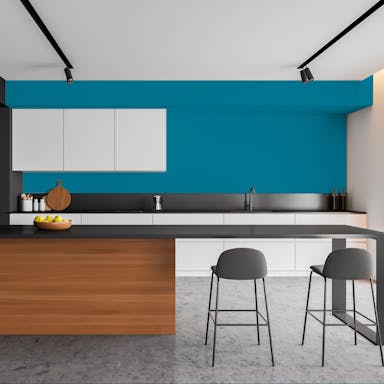 Blu Acciaio Pittura #347892 - vernice-wall-paint-interiors-steel-blue-3
