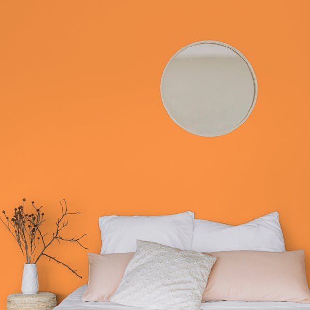 Sunset Orange Paint Color #F9A15E - vernice-wall-paint-interiors-sunset-orange-1_b7b7da2f-cc6b-4bc4-aa8c-b4de97a76756