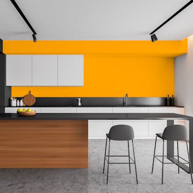 Arancio Tramonto Pittura - vernice-wall-paint-interiors-sunset-orange-3
