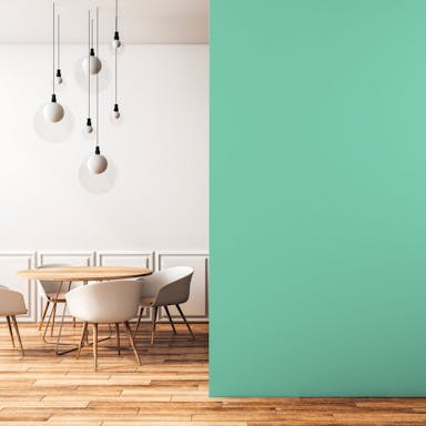 Verde Acqua Pittura #94D1B8 - vernice-wall-paint-interiors-water-green-2