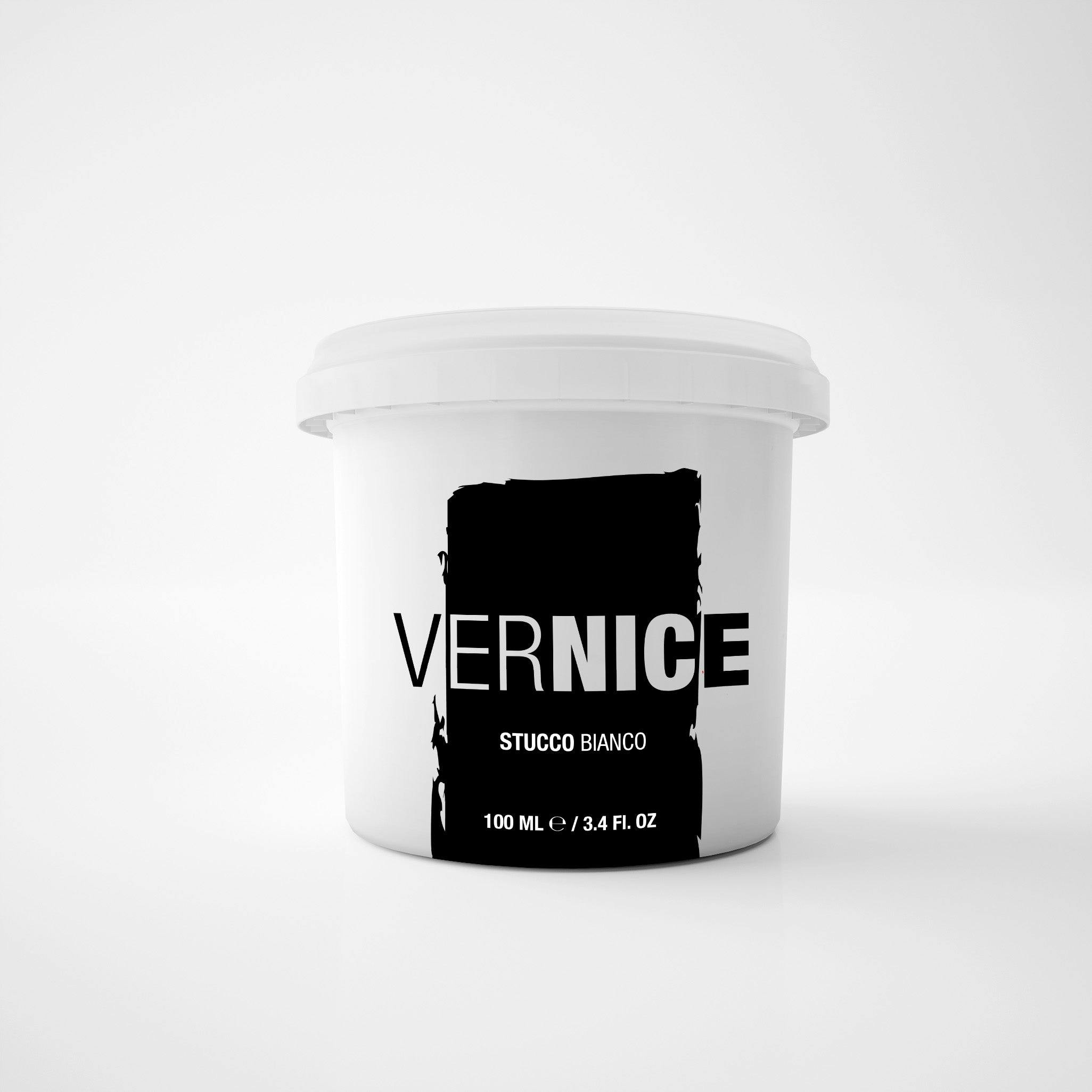 VERNICE Stucco Bianco (Spackling Paste, 100ml) + Stucco Card