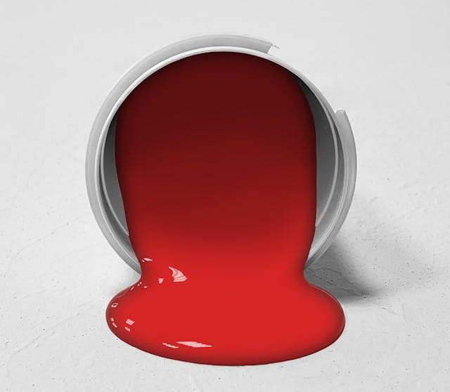 Rosso Pittura #CC3F3F - wall-paint-color-vernice-bucket-rc-reds-010-CC3F3F