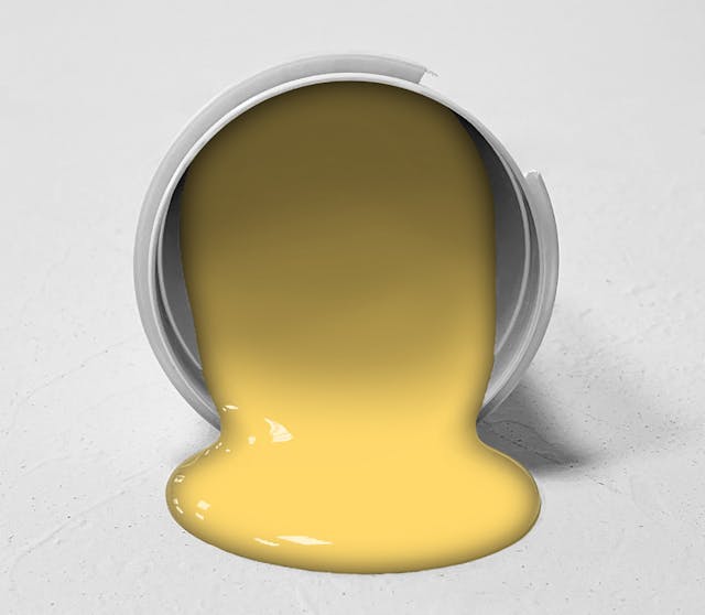 Golden Glow Paint Color #FEDA6C - wall-paint-color-vernice-bucket-rc-yellows-006-FEDA6C