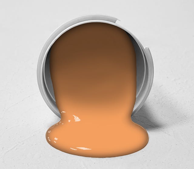 Arancione Tramonto Pittura #F9A15E - wall-paint-color-vernice-bucket-rc-yellows-014-F9A15E