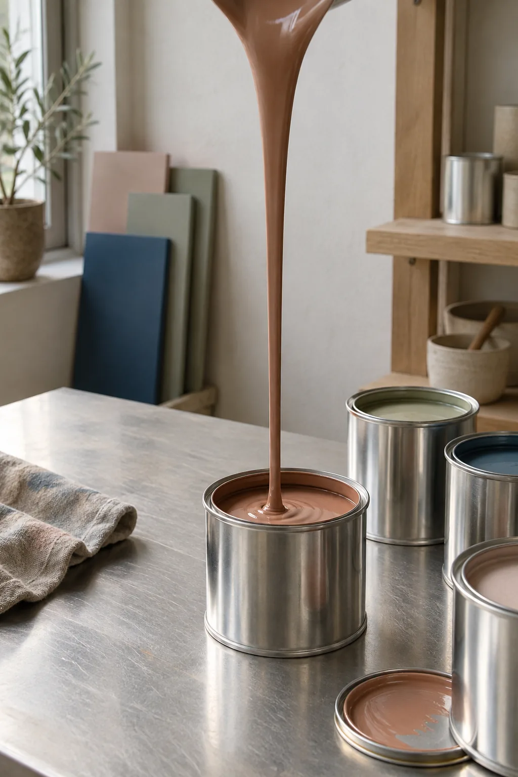Sustainable just-in-time paint production - eco-friendly manufacturing